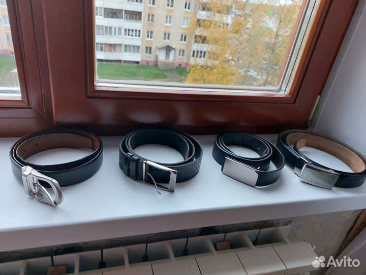 Мужской кожаный ремень