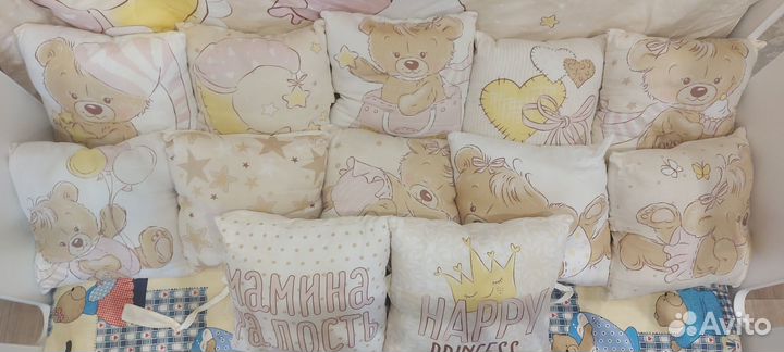 Бортики в детскую кроватку