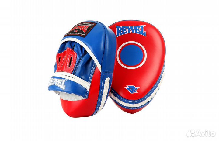 Боксерские Лапы Гнутые Reyvel Кожа