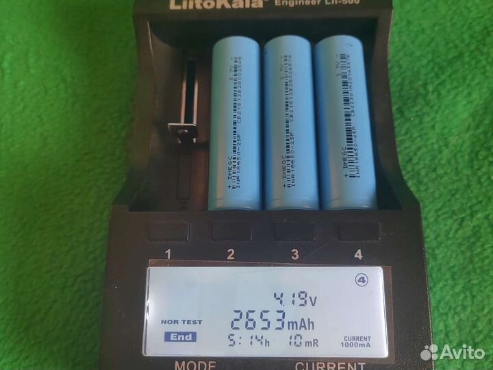 Аккумуляторы высокотоковые 18650 2,5Ah. 10C.(25A)