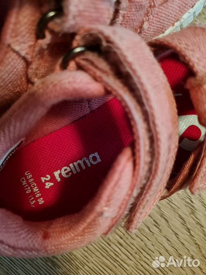 Сандалии текстильные для девочки 24 размер Reima