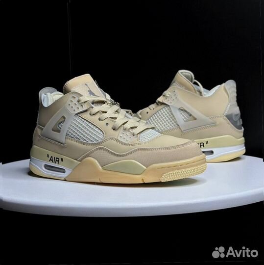 Кроссовки Nike Air Jordan 4 beige