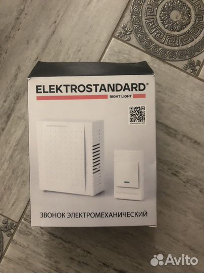 Звонок Elektrostandard 1M IP44 DBQ26M WM белый