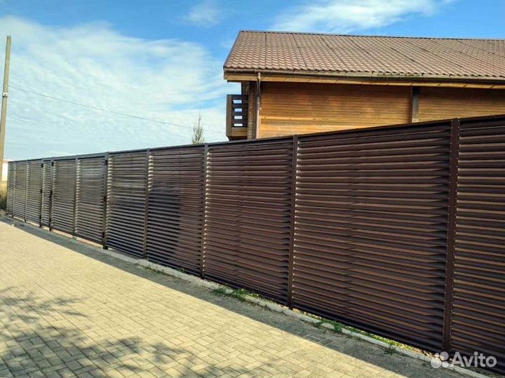 Забор жалюзи