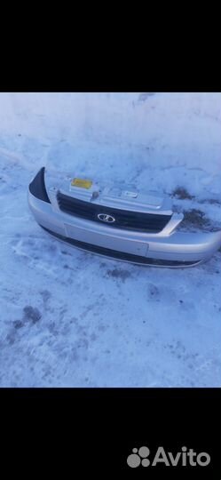 Бампер передний priora 1