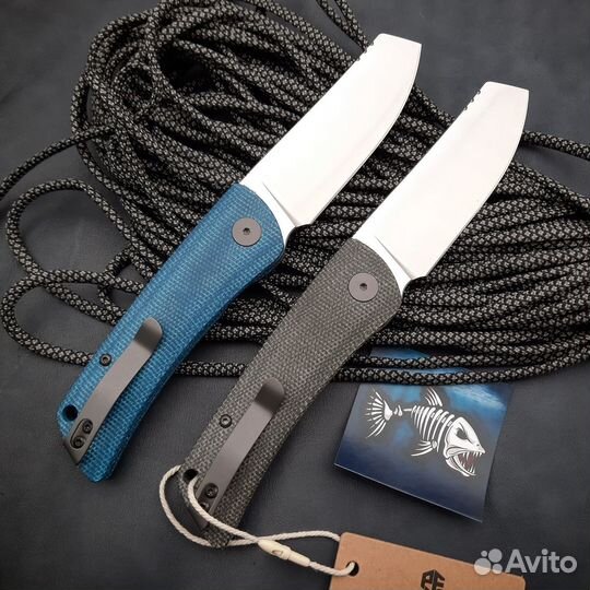 Нож складной- Petrified Fish