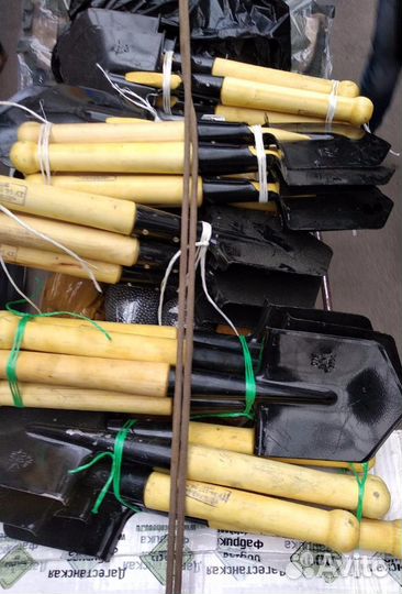 Лопата сапёрная малая с чехлом. СССР