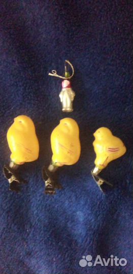 Елочные игрушки СССР на прищепке