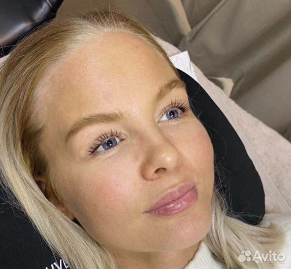 Ламинирование ресниц, оформление бровей