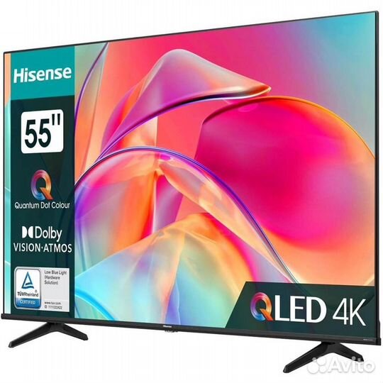 Телевизор Hisense 55E7KQ черный