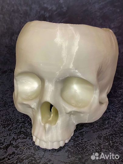 Череп кашпо