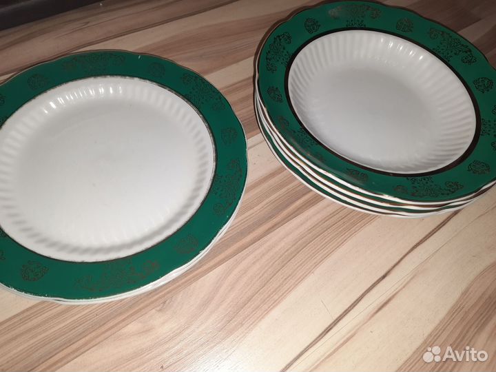 Посуда СССР цветное стекло