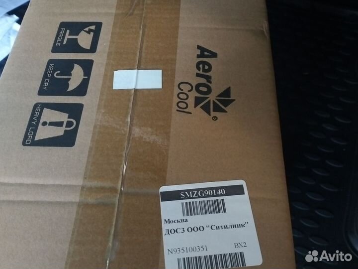 Корпус компьютерный Aerocool-cs-107-a-bk-v2 новый