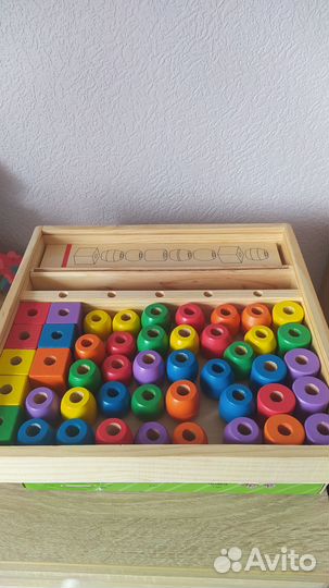 Конструктор и сортер деревянные