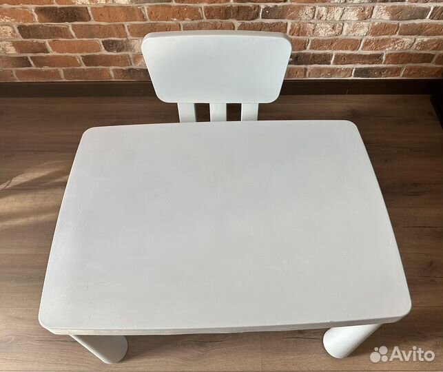 Стол детский икеа маммут (IKEA mammut)