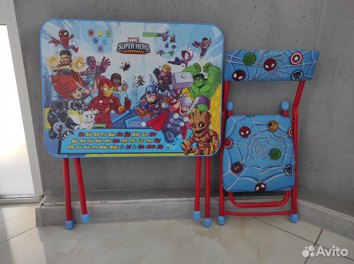 Комплект стол + стул детский раскладной