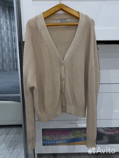 Кардиган бежевый gloria jeans