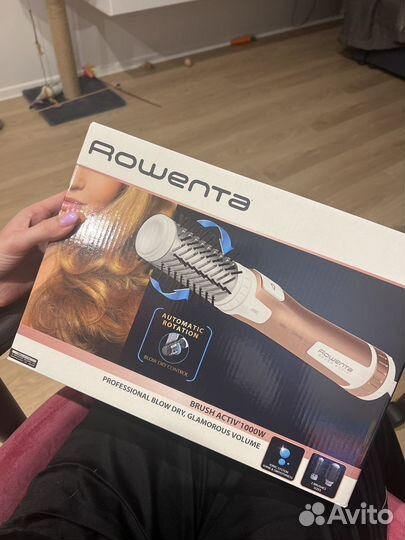 Фен щетка rowenta