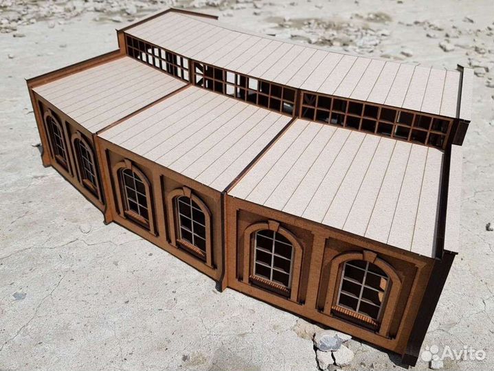 Веерное депо. Кит набор 1/87