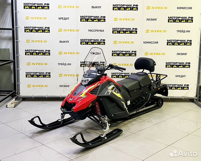 Снегоход Stels S200L Капитан (Красный)