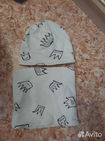 Шапка и снуд для девочки