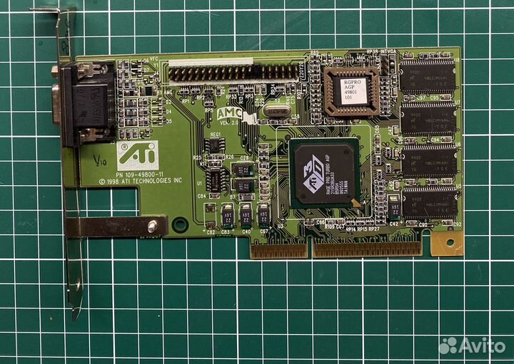 Ретро видеокарта ATI Rage Pro Turbo - 8 Mb