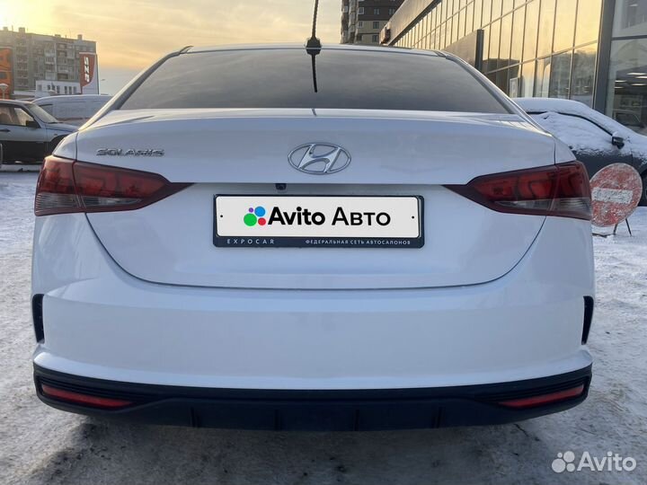 Hyundai Solaris 1.6 МТ, 2021, 18 600 км