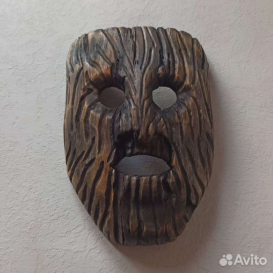 Деревянная маска. Авторская работа. Эксклюзив