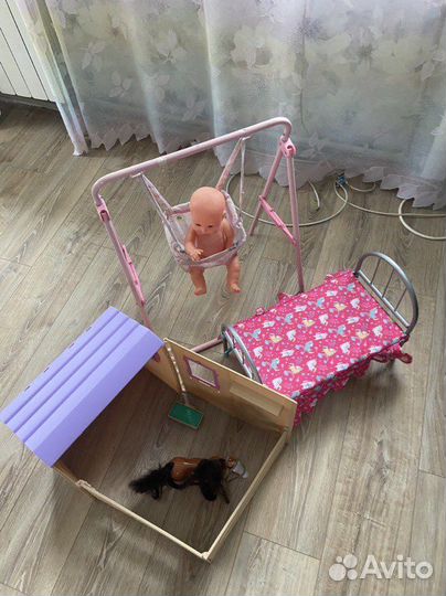 Кроватка и конюшня