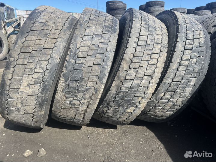 Комплект ведущих шин на тягач 315/70R22,5 Кама