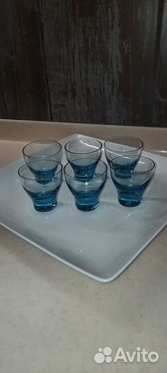 Фужеры цветное стекло СССР