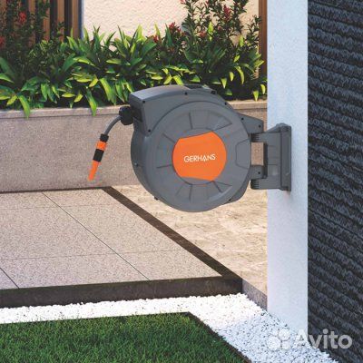 Катушка автоматическая со шлангом д/полива Gerhans