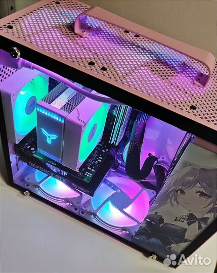 Пк/RTX 3050+i5 11400F/Аниме/Pink
