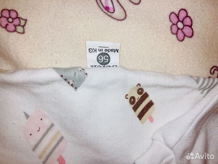 Вещи новые 56-62 для новорожденных