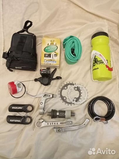 Велозапчасти, камеры 26, каретка, манетка 3ск