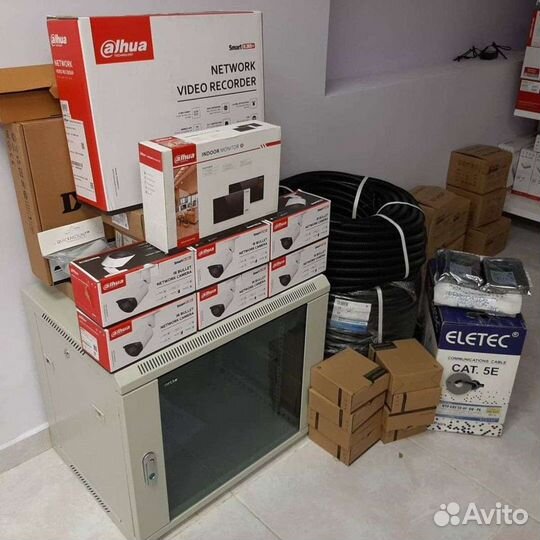 Установка видеонаблюдения