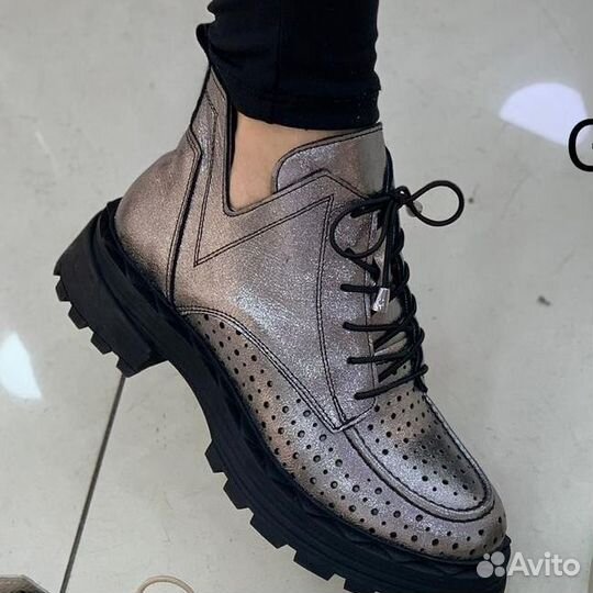 Ботильоны кожа новые 37,41