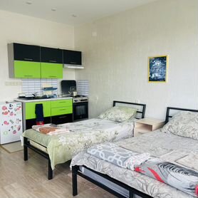 Квартира-студия, 36 м², 3 кровати