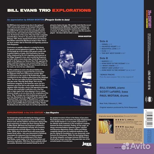 Bill Evans (Piano) (1929-1980) - Explorations (1 L