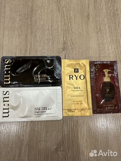 Пробники The History of whoo, Ryo, Su:m37 шампунь