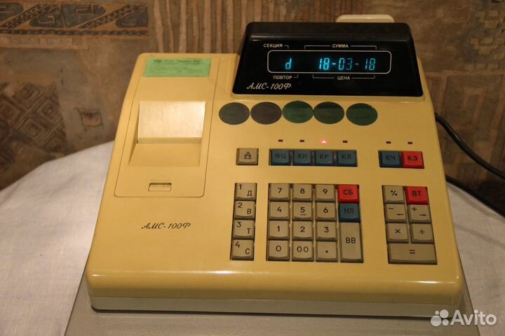 В коллекцию контрольно-кассовая машина Ккм Амс100Ф