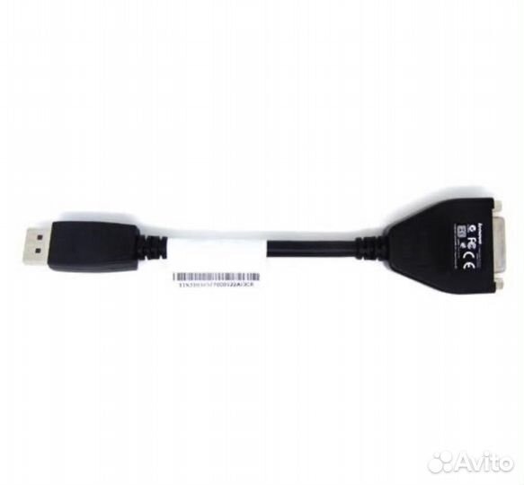 Переходник Display Port to DVI кабель 10см Li PN:4