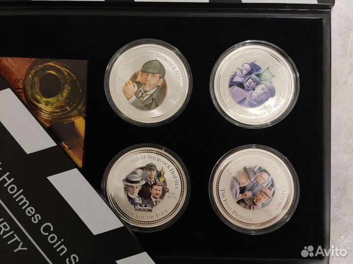 Набор серебряных монет 