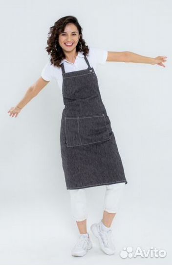 Фартук белый поварской на заказ