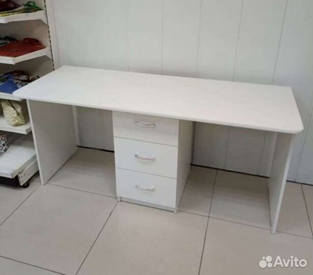 Стол - парта для двоих с тумбой новый