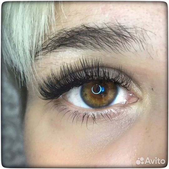 Наращивание ресниц на дому