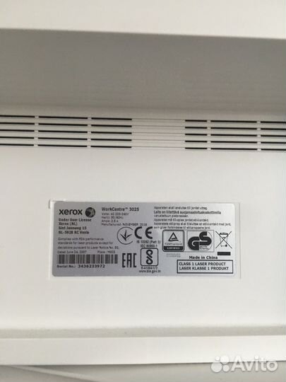 Мфу xerox workcentre 3025