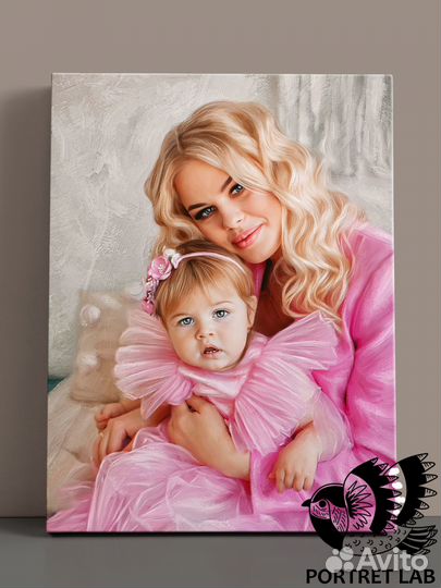 Печать фото и портреты по фото на холсте
