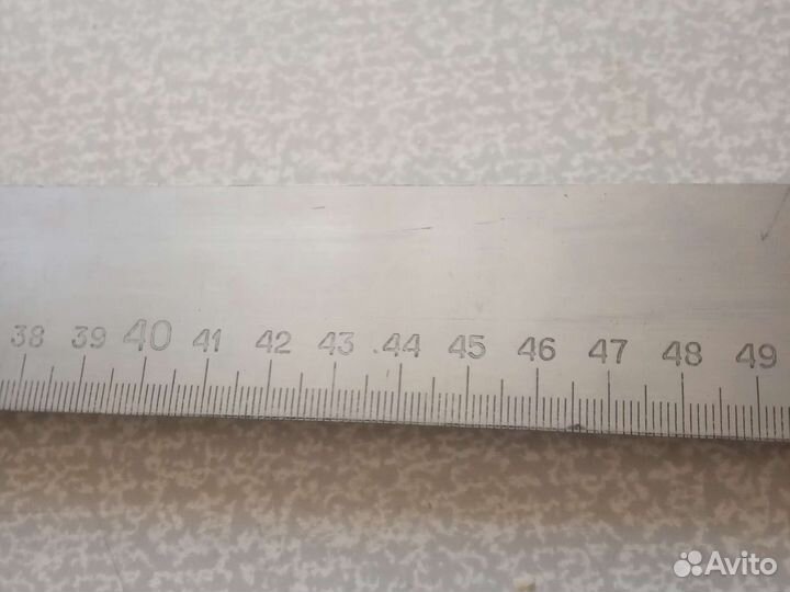 Линейка металл. 1 метр СССР, готовальни У2, лекала