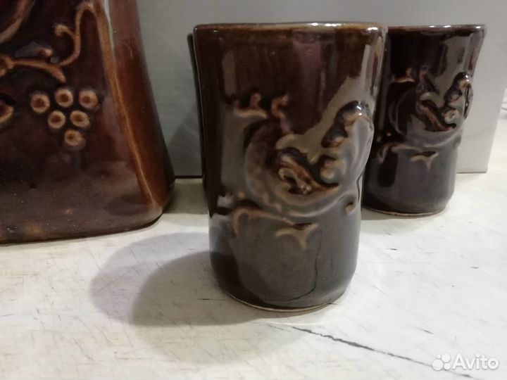 Штоф с рюмками, времен СССР